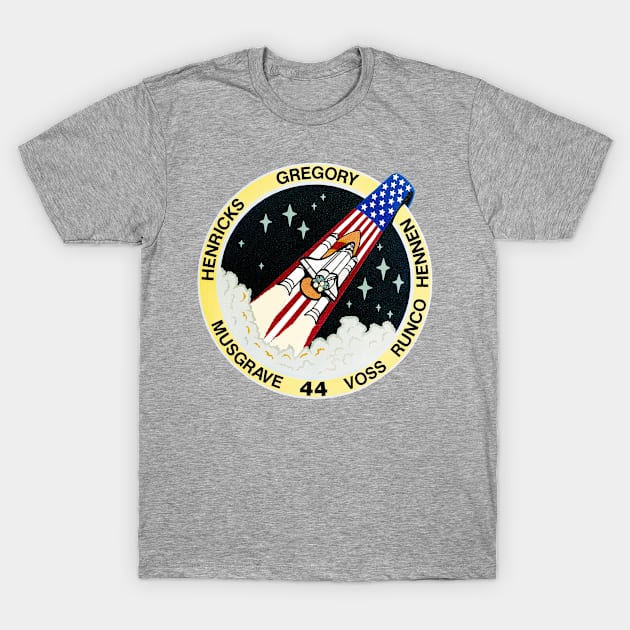 STS-44 Mission Patch T-Shirt by Spacestuffplus